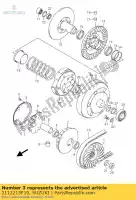 2112215F10, Suzuki, couvercle, mobile d suzuki an 400 2005 2006, Nouveau