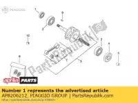 AP8206212, Piaggio Group, Oil seal aprilia  amico area area 51 gulliver rally scarabeo sonic sr 50 51 65 1990 1991 1992 1993 1994 1995 1996 1997 1998 1999 2000 2001 2002 2003 2004 2005 2006 2007, New