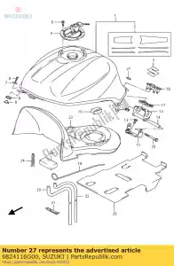 Suzuki 6824116G00 moldagem - Lado inferior