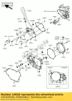 140260008, Kawasaki, afdekketting kx450d6f kawasaki kx 450 2006, Nieuw