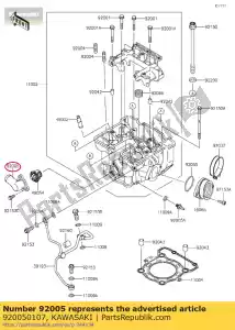 Kawasaki 920050107 passend - Onderkant