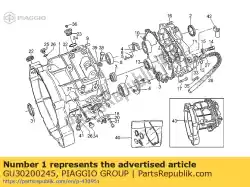 Ici, vous pouvez commander le cage de transmission auprès de Piaggio Group , avec le numéro de pièce GU30200245: