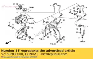 Honda 57150MGE000 stra?nik, abs - Dół