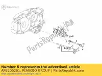 AP8206261, Piaggio Group, Versnellingsindicator veer aprilia mx rs rx af futura europa marce classic pegaso tuono racing 0 50 1 3 5, Nieuw