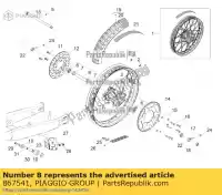 867541, Piaggio Group, espaçador interno da roda aprilia derbi gilera rx rx 50 rx sx zapkka00 zd4kka01 zdpkka00 50 2011 2014 2016 2017 2018 2019 2020 2021 2022, Novo