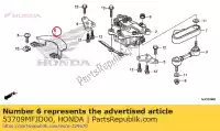 53709MFJD00, Honda, couvrir un, amortisseur de direction honda cbr  fa rr rra f hannspree cbr600rr cbr600ra 600 , Nouveau