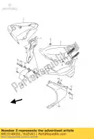 6813148G01, Suzuki, embleem, frm cov. suzuki vzr 1800 2006 2007 2008 2009 2010, Nieuw