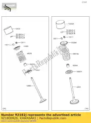 Here you can order the shim,t=2. 138 from Kawasaki, with part number 921800926: