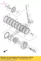 Here you can order the rod, push 1 from Yamaha, with part number 1WS163560000: