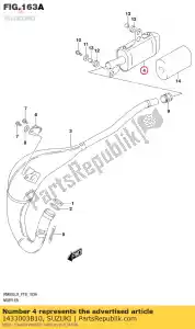 suzuki 1433003B10 body,muf,2nd - Bottom side