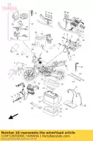 11DF12870000, Yamaha, soporte, regulador yamaha xt 660 2008 2009 2010 2011 2012 2015, Nuevo