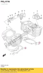 Here you can order the gasket,cylinder from Suzuki, with part number 1124139G00: