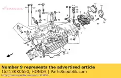 Aqui você pode pedir o nenhuma descrição disponível no momento em Honda , com o número da peça 16213KK0650: