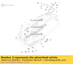 Qui puoi ordinare copertina da Piaggio Group , con numero parte 1B001011000EZ: