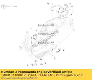 Piaggio Group 1B001011000EZ cover - Bottom side