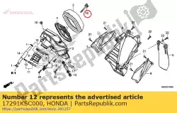 Tutaj możesz zamówić ? Ruba, ustawienie elementu od Honda , z numerem części 17291KSC000:
