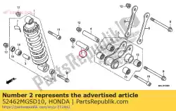 Here you can order the collar a, cushion arm from Honda, with part number 52462MGSD10: