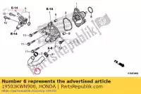 19503KWN900, Honda, tubo c, acqua honda  sh ww 125 150 2012 2013 2017 2018 2019, Nuovo