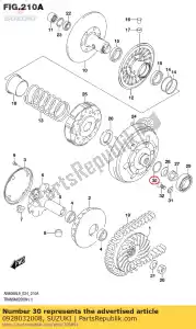 Suzuki 0928032008 o ring, d: 2, id: 3 - Il fondo