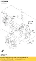 5915129G00, Suzuki, primavera, almohadilla suzuki vzr intruder m1800 rnuf r rz gsx bking bk bka ru2 dl vstrom a ruf hayabusa gsxr  rbzuf rzuf rzu2 bkau2 rnu2 rbz uf rn bkuf bku2 boss m1800r2 2 black edition 25th anniversary special r1000 r600 r750 r600x r750x vzr1800r vzr1800rz gsx1300r vzr1800rnz, Nuevo