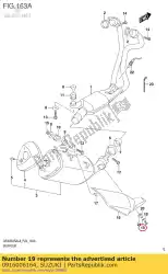 Here you can order the washer,exh cove from Suzuki, with part number 0916006164: