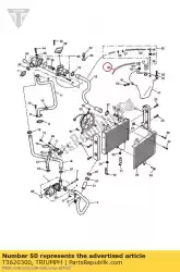 Qui puoi ordinare tubo di troppo pieno da Triumph , con numero parte T3620300: