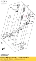 5117104K00, Suzuki, primavera, horquilla fr suzuki  gsx s 1000 2016 2018, Nuevo