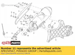 Piaggio Group AP8150567 chaumard - La partie au fond