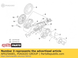 Aprilia AP0256681, Innen- und außenrotor, OEM: Aprilia AP0256681