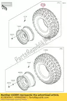 410090567, Kawasaki, 01 neumático, 26x9.00r12 4pr, delantero kawasaki kaf820 mule profx 3 seater profxt eps le pro fxt 820 , Nuevo