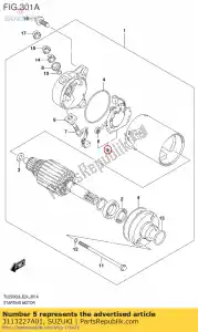 suzuki 3113227A01 portaspazzole - Il fondo