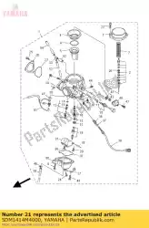 Here you can order the nozzle, main from Yamaha, with part number 5DM1414M4000: