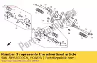 50615MS8000ZA, Honda, Bras, r. étape * nh146m * (nh146m précis argent métallique) honda xl xrv 600 650 1988 1991 1992 1993 1994 1995 1996 1997 1998 1999, Nouveau