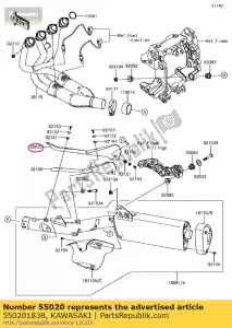 kawasaki 550201838 guard zg1400eff - Bottom side