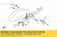 61210MEH000, Honda, prato, l fr fender honda nsa dn01 a nsa700a 700 , Novo