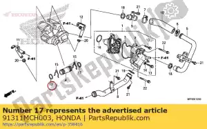 honda 91311MCH003 oring, 23,5x2,2 - Dół