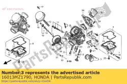 Here you can order the float set from Honda, with part number 16013MZ1790: