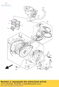 Suzuki 1311141F00 tubo, entrada no. - Lado inferior