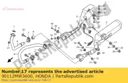 Here you can order the bolt, socket, 8x35 from Honda, with part number 90112MW3600: