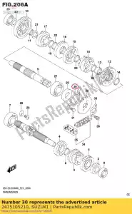 Suzuki 2475105210 ustalacz, nap?d - Dół