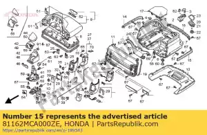 Honda 81162MCA000ZE molding, l. trunk side *n - Bottom side