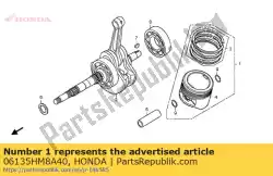 Here you can order the piston kit (o. S. 1. 00) from Honda, with part number 06135HM8A40: