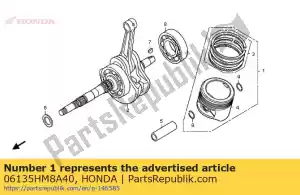 Honda 06135HM8A40 piston kit (o.s. 1.00) - Bottom side