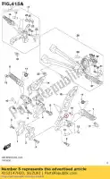 4352147H20, Suzuki, bracket,fr foot suzuki  gsx r 600 750 1000 2015 2016 2017 2018 2019, New