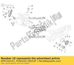 Aprilia AP9150167, Primavera, OEM: Aprilia AP9150167