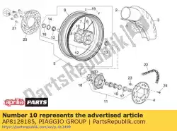 Ici, vous pouvez commander le entretoise interne auprès de Piaggio Group , avec le numéro de pièce AP8128185: