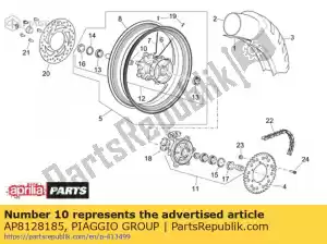 Piaggio Group AP8128185 entretoise interne - La partie au fond