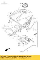 68111434000JW, Suzuki, emblema, serbatoio suzuki gsx  f rgv fu2 fu gsx600fuu2 r1100 rgv250 r750 600 250 1100 750 , Nuovo