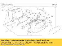 GU03482571, Piaggio Group, rh suitcase 30 l moto-guzzi breva ie nevada classic ie 750 2003 2004, New