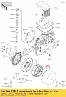 110131260, Kawasaki, wk?ad-filtr powietrza kdx200-h2 kawasaki  d kdx klx 125 200 250 300 650 1989 1990 1991 1992 1993 1994 1995 1996 1997 1998 1999 2000 2001 2002 2003 2017 2018 2019 2020 2021, Nowy